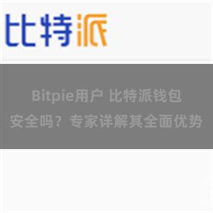 Bitpie用户 比特派钱包安全吗？专家详解其全面优势