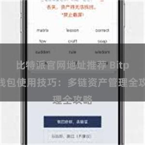 比特派官网地址推荐 Bitpie钱包使用技巧：多链资产管理全攻略