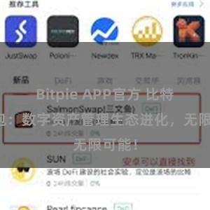 Bitpie APP官方 比特派钱包：数字资产管理生态进化，无限可能！