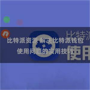 比特派资源 解决比特派钱包使用问题的实用技巧