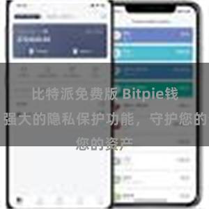 比特派免费版 Bitpie钱包：强大的隐私保护功能，守护您的资产