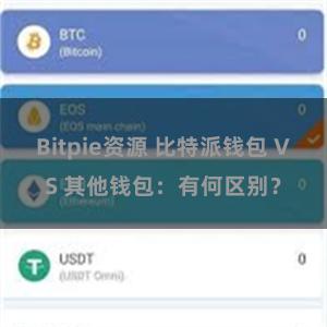 Bitpie资源 比特派钱包 VS 其他钱包：有何区别？