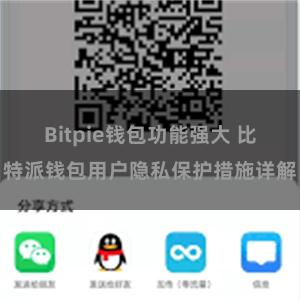 Bitpie钱包功能强大 比特派钱包用户隐私保护措施详解