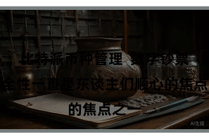比特派币种管理  数字钞票的安全性一直是东谈主们顺心的焦点之一